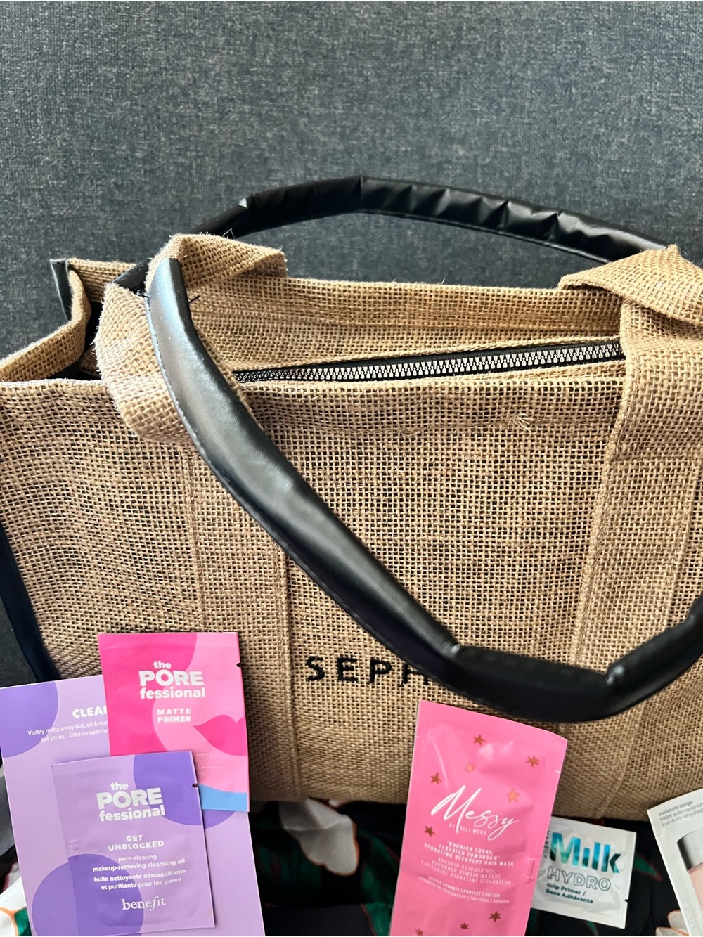 2026 Sephora Limited Edition Tote and Floral Scarf (NIB) - Picture 2 of 2